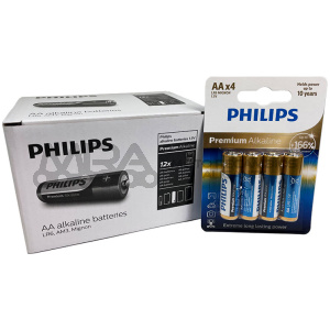 PILA PHILIPS PREMIUM ALKALINE AA (BLISTER 4)