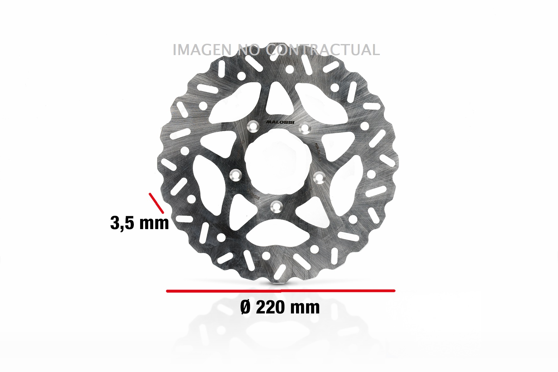 DISCO FRENO MALOSSI WOOP DISC GILERA RUNNER 125