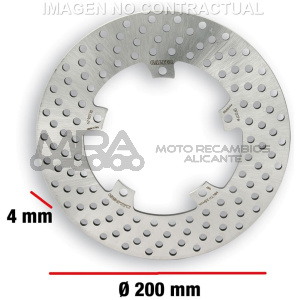 DISCO FRENO MALOSSI  MHR PIAGGIO ZIP 50