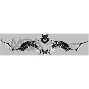 KIT DECO UP MAXIMIZE KAWASAKI Z 900 2017 NEGRO-BLA