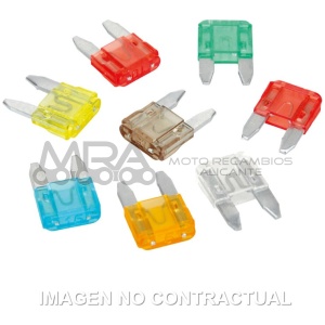 JUEGO DE 80 MICRO FUSIBLES LAMINARES SURTIDOS, 12/