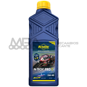 BOTELLA PUTOLINE N-TECH PRO R+ 5W-40 1L