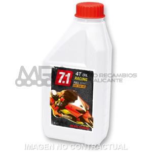 ACEITE MALOSSI RACING 4T SAE 5W-40  1 LITRO