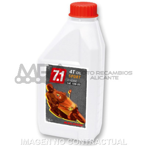 ACEITE MALOSSI SX 4T SPORT (SAE 15W-50) 1 LITRO