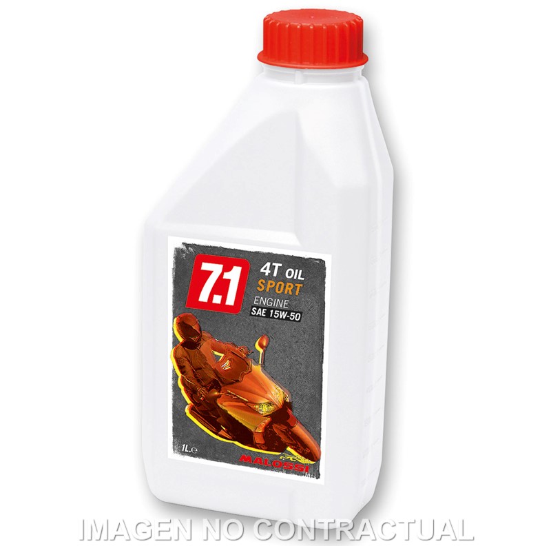 ACEITE MALOSSI SX 4T SPORT (SAE 15W-50) 1 LITRO