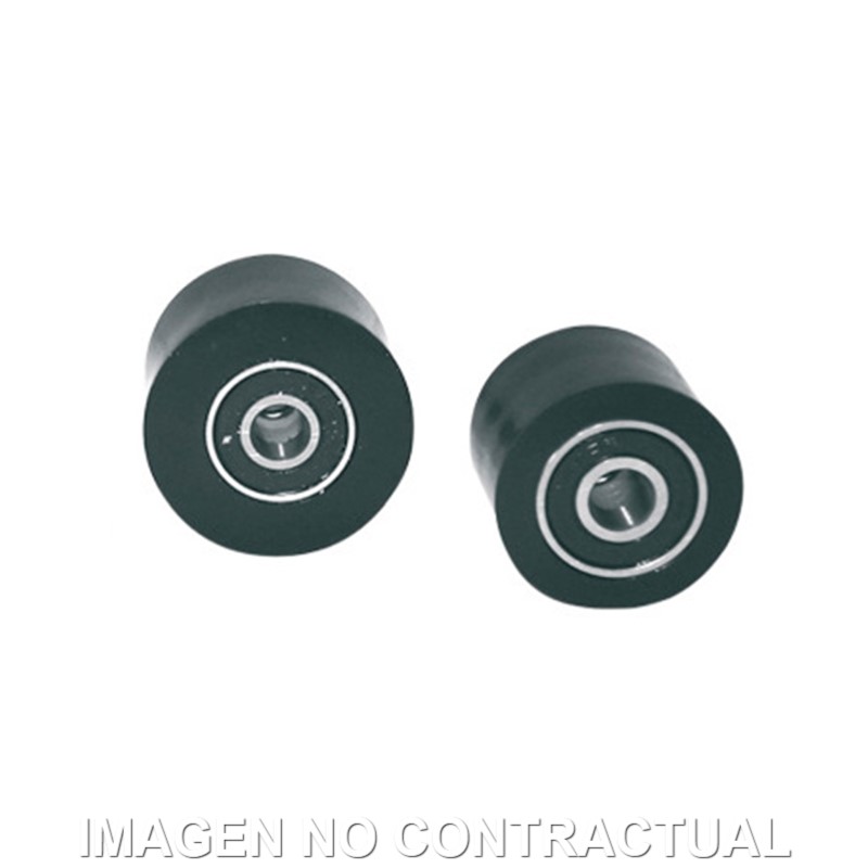 RODILLOS DE CADENA POLISPORT NEGRO 42MM