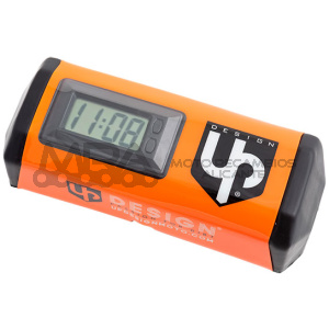 PROTECTOR MANILLAR UP DESIGN C/ RELOJ NARANJA
