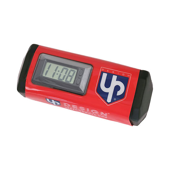 PROTECTOR MANILLAR UP DESIGN CON RELOJ ROJO