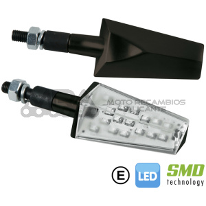 DUKE INTERMITENTES CON LED 12V LED NEGRO