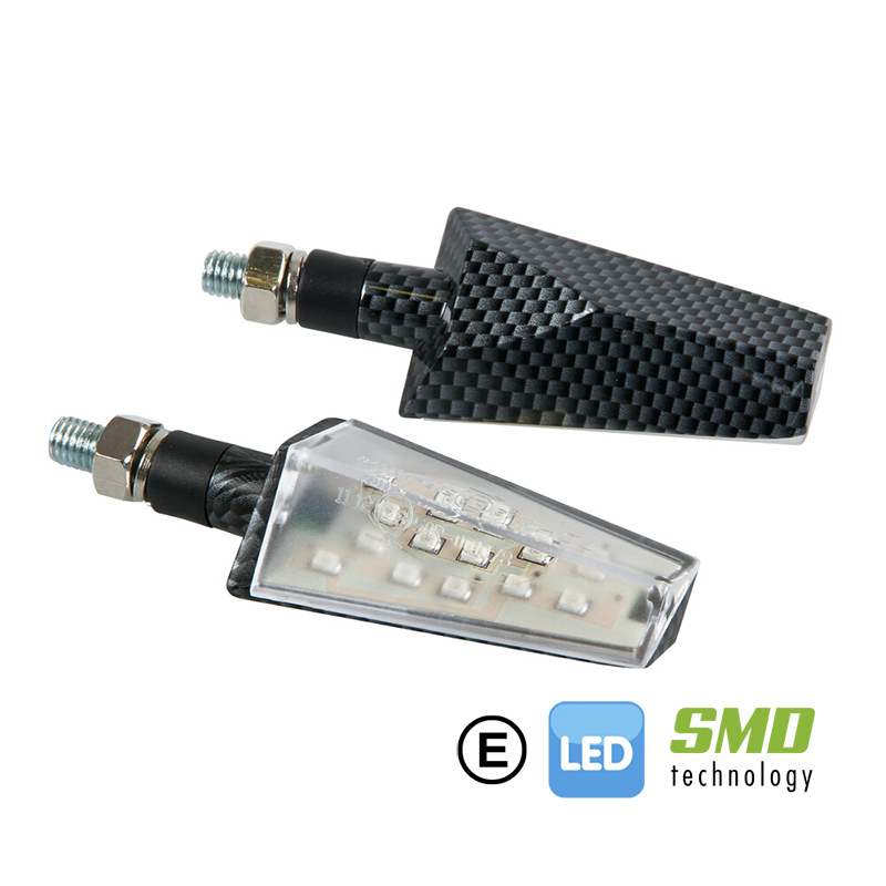 DUKE INTERMITENTES CON LED 12V LED CARBÓN