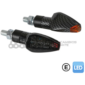TUAREG INTERMITENTES CON LED 12V LED CARBÓN