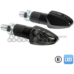 ATOM INTERMITENTES 12V LED NEGRO