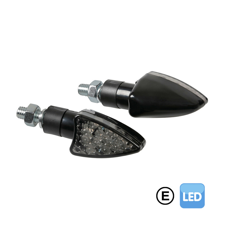 ARROW 2 INTERMITENTES CON LED 12V LED NEGRO