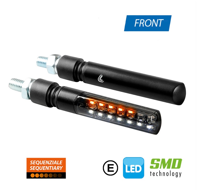 LINE SQ FRONT INTERMITENTES DE LED SECUENCIAL Y LU