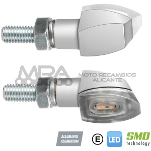 VOLT INTERMITENTES DE LED PLATA