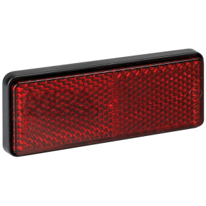 REFLECTOR TRASERO CON TORNILLO – 90X35 MM – ROJO