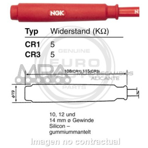 PIPA DE BUJIA NGK CR3