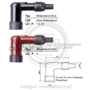 PIPA DE BUJIA NGK LD05F