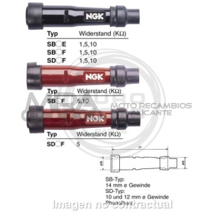 PIPA DE BUJIA NGK SD05F