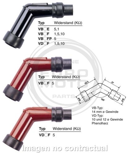 PIPA DE BUJIA NGK VB05F