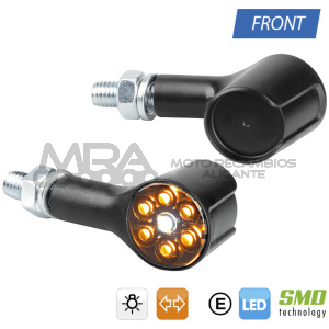 MAGNIFIER FRONT INTERMITENTES DE LED Y LUZ DE POSI