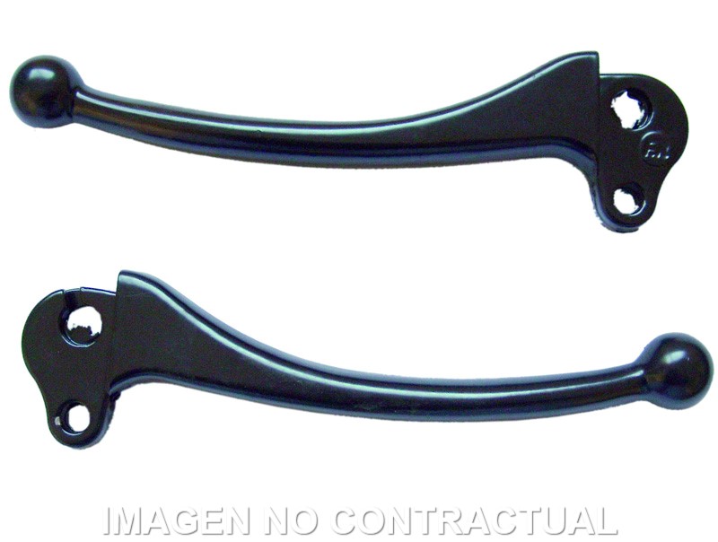 MANETAS VESPA 200 NEGRAS METALICA -5-
