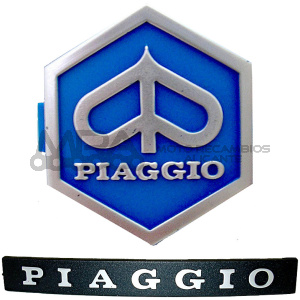 CONJUNTO LETRERO ESCUDO VESPA 200 (PIAGGIO)