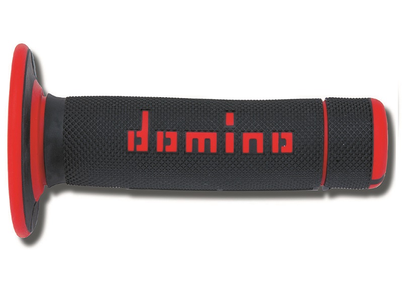 PUÑOS DOMINO OFF ROAD NEGRO/ROJO