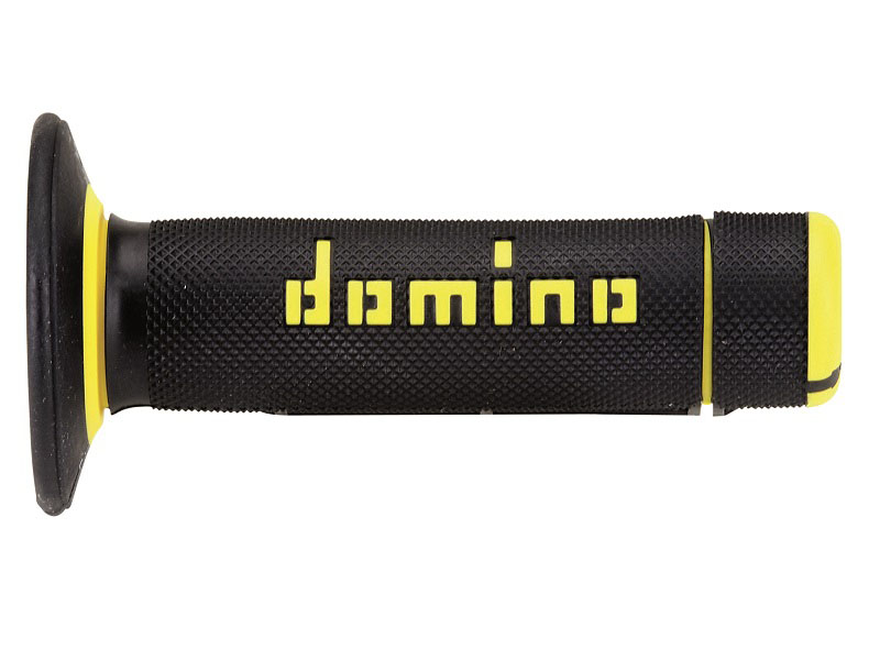 PUÑOS DOMINO OFF ROAD NEGRO/AMARILLO