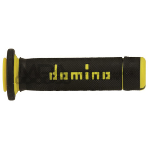 PUÑOS DOMINO ATV NEGRO/AMARILLO