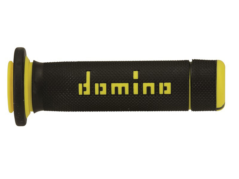 PUÑOS DOMINO ATV NEGRO/AMARILLO