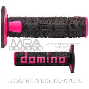 PUÑOS DOMINO OFF ROAD RPS NEGRO – FUCSIA CERRADOS