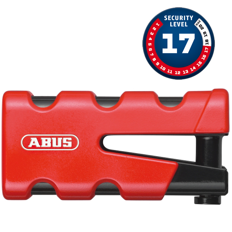 BLOQUEO DISCO FRENO ABUS GRANIT SLEDG 77 GRIP ROJO