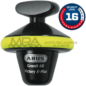 BLOQUEO DISCO FRENO ABUS GRANIT VICTORY X-PLUS 68