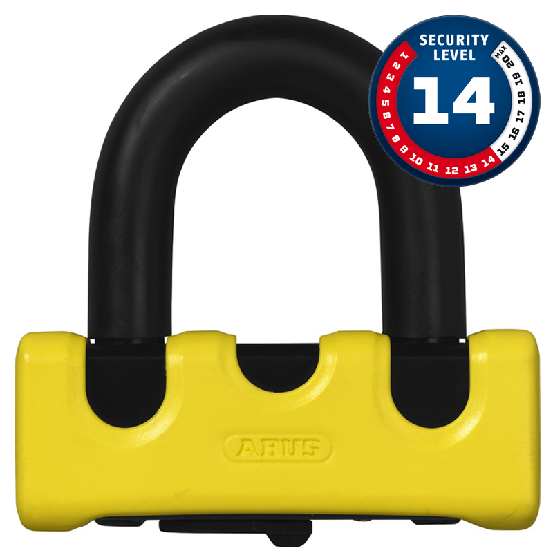 CANDADO DISCO ABUS GRANIT XS 67/105HB50 AMARILLO