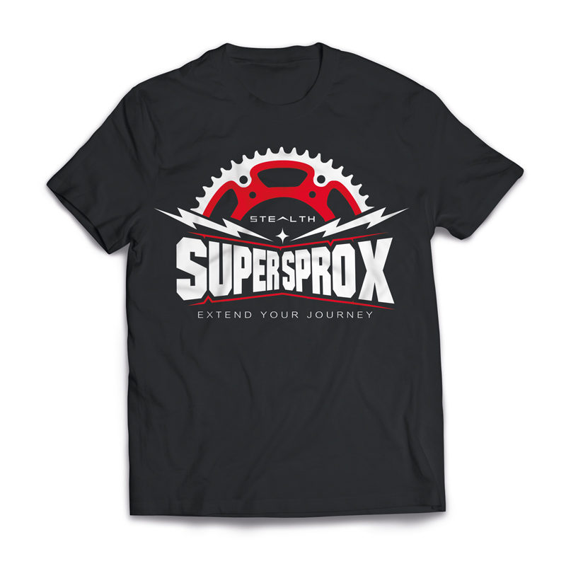 CAMISETA SUPERSPROX STEALTH NEGRA TALLA M