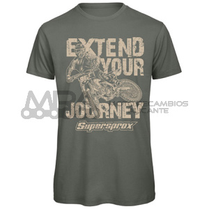 CAMISETA SUPERSPROX MILLENIAL CAQUI TALLA M