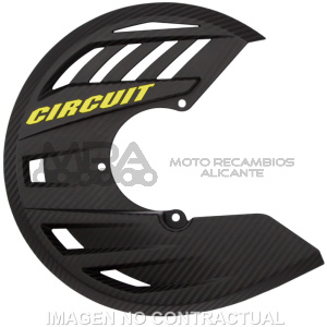 PROTECTOR DISCO CIRCUIT CARBON-AMARILLO