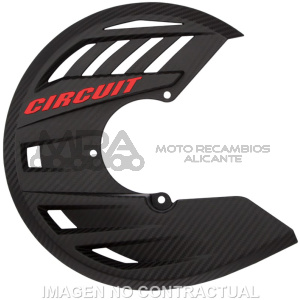 PROTECTOR DISCO CIRCUIT CARBON-ROJO