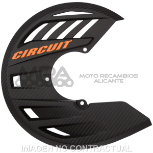 PROTECTOR DISCO CIRCUIT CARBON-NARANJA