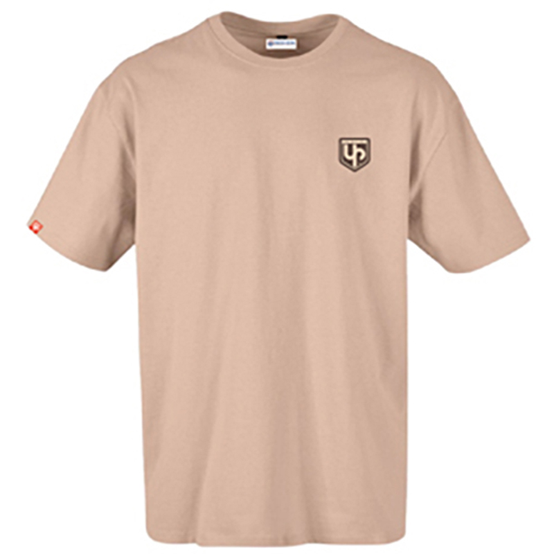 CAMISETA UP DESIGN TRACK BEIGE TALLA S
