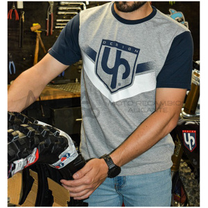 CAMISETA UP DESIGN SPEED GRIS TALLA M