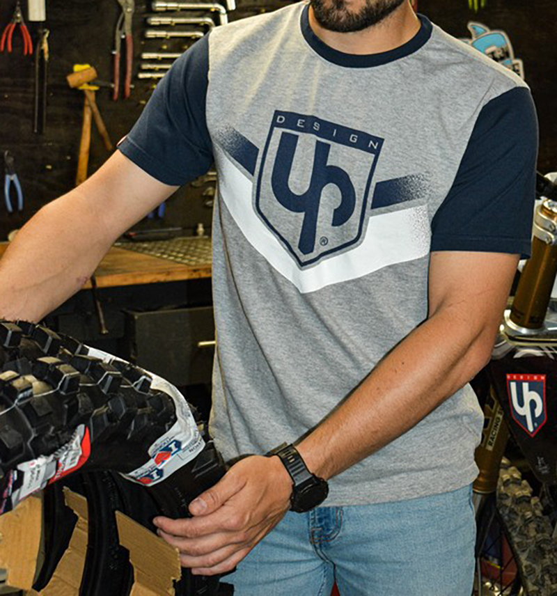 CAMISETA UP DESIGN SPEED GRIS TALLA M