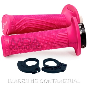 PUÑOS DOMINO D100 C/ POLEA COLOR FUCSIA