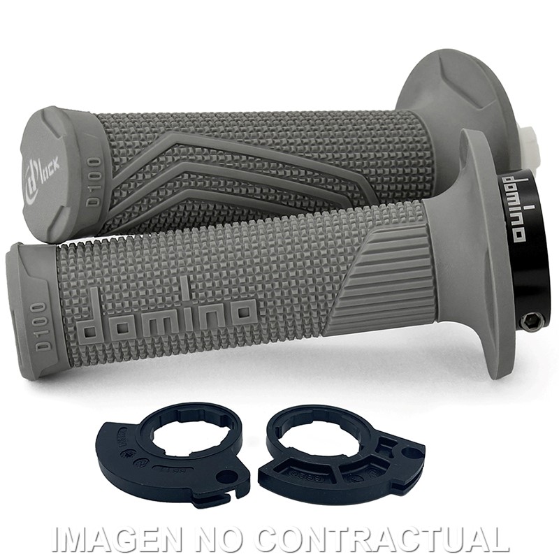 PUÑOS DOMINO D100 C/POLEA COLOR GRIS