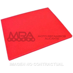ESPUMA FILTR. RECORTABLE ARTEIN ROJA 280x330x10