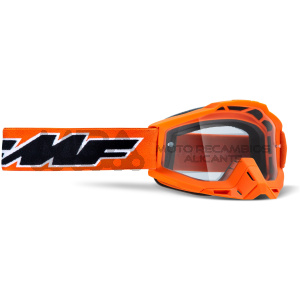 FMF POWERBOMB GOGGLE ROCKET ORANGE – CLEAR LENS