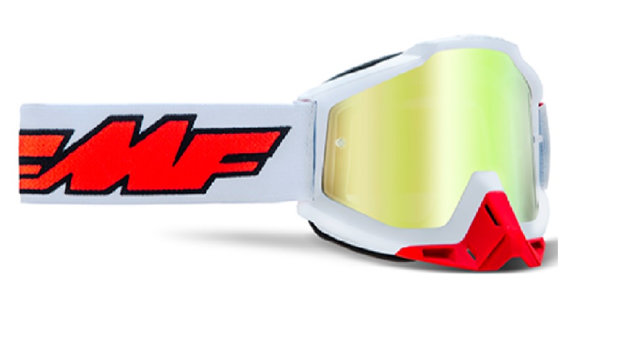 FMF POWERBOMB GOGGLE ROCKET WHITE – MIRROR TRUE GO
