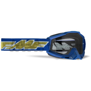 FMF POWERBOMB GOGGLE ROCKET DEEP NAVYGOLD CLEAR