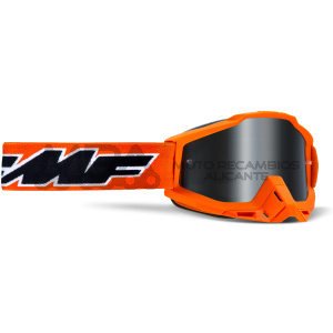 FMF POWERBOMB GOGGLE ROCKET ORANGE – MIRROR SILVER